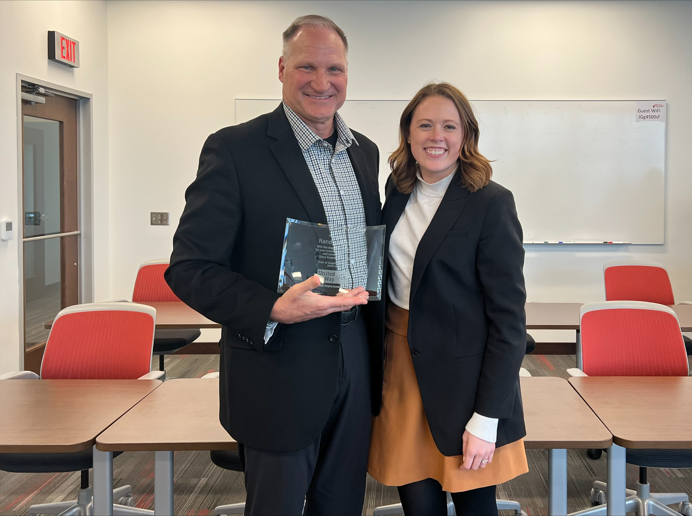 Randy Knecht and Kate Kotzea Sioux Empire United Way Board Chairs