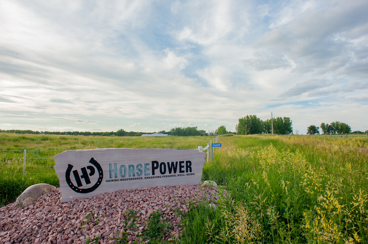 HorsePower client during a ride