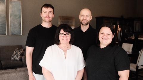 Peggy and her family