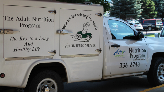 Meals on Wheels truck